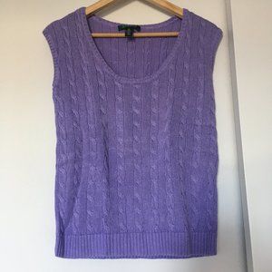 LAUREN Ralph Lauren cable knit sweater vest